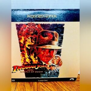 Indiana Jones And The Temple Of Doom Laser Disc Works Paramount